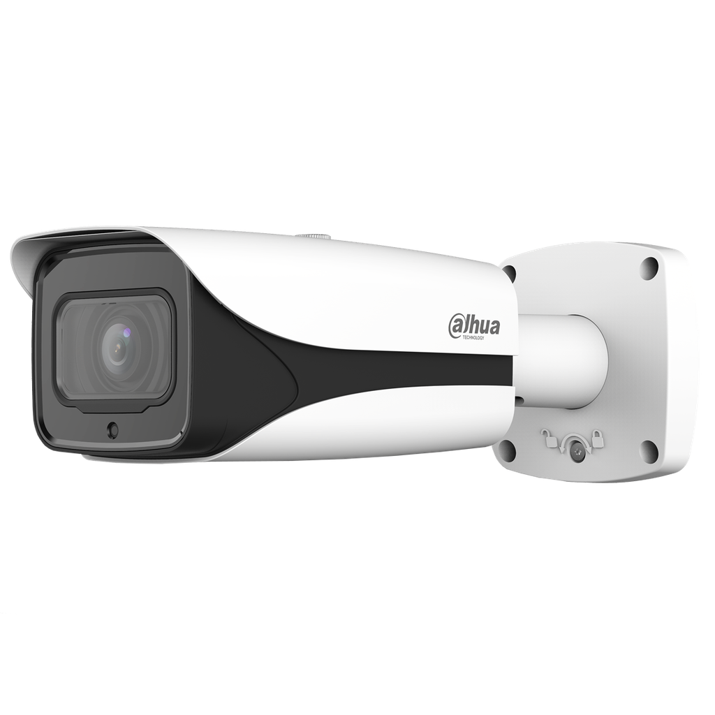 Cámara Bullet varifocal WizMind de 4Mp con IR 60 m, CMOS 1/1.8", lente varifocal motorizado de 2,7 mm~12 mm, IP67, IK10, WDR, audio, PoE y ePoE
