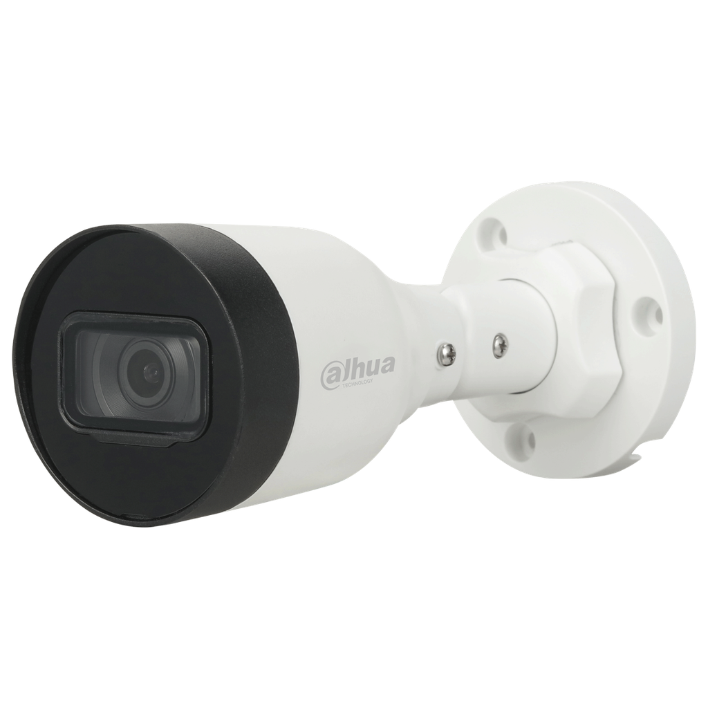 [DH-IPC-HFW1230S1P-0360B-S5-QH2] Dahua Cámara Bullet de 2Mp con IR 30 m, CMOS 1/2,8", lente fijo de 3,6 mm, IP67, PoE