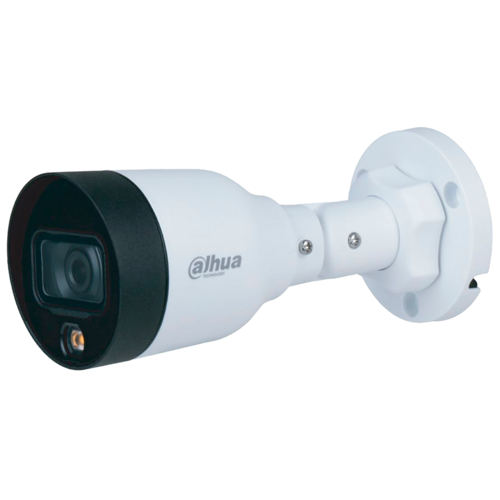 Dahua Cámara Bullet de 2Mp, CMOS 1/2,8", lente fijo 3,6 mm, IP67, PoE - Full Color de 15 m
