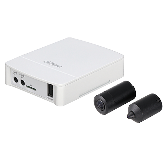 [DH-IPC-HUM8230-L3-0280B] Dahua Cámara Pinhole de 2Mp, CMOS 1/2,8", lente fijo 2,8 mm, PoE y audio