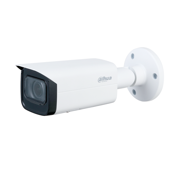 Dahua Cámara Bullet WizSense de 2Mp con IR 60 m, CMOS 1/2,8", lente varifocal motorizado 2,7 mm~13,5 mm, WDR, IP67