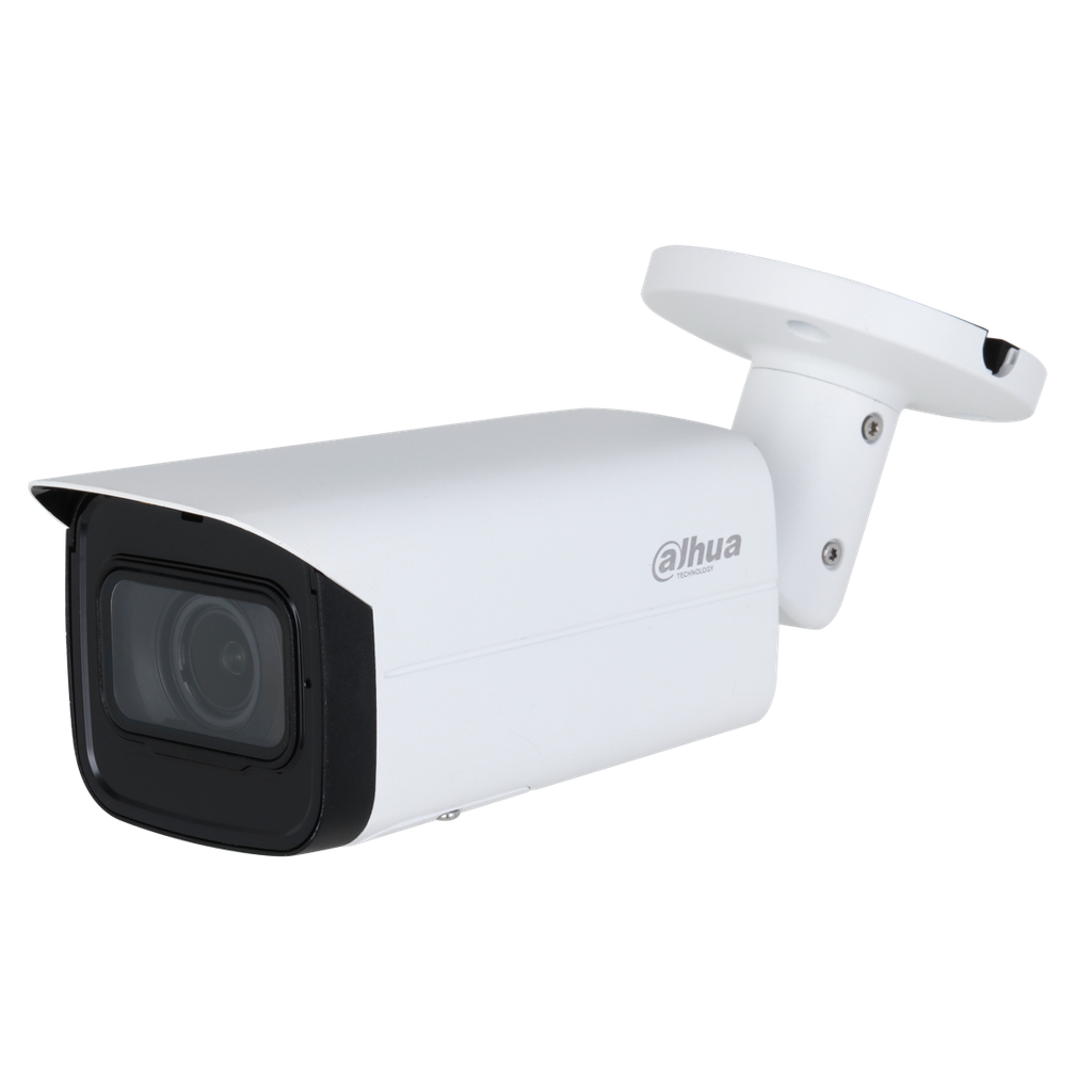 Dahua Cámara Bullet WizSense de 2Mp con IR 60 m, CMOS 1/2,8", lente varifocal motorizado 2,7 mm~13,5 mm, WDR, IP67