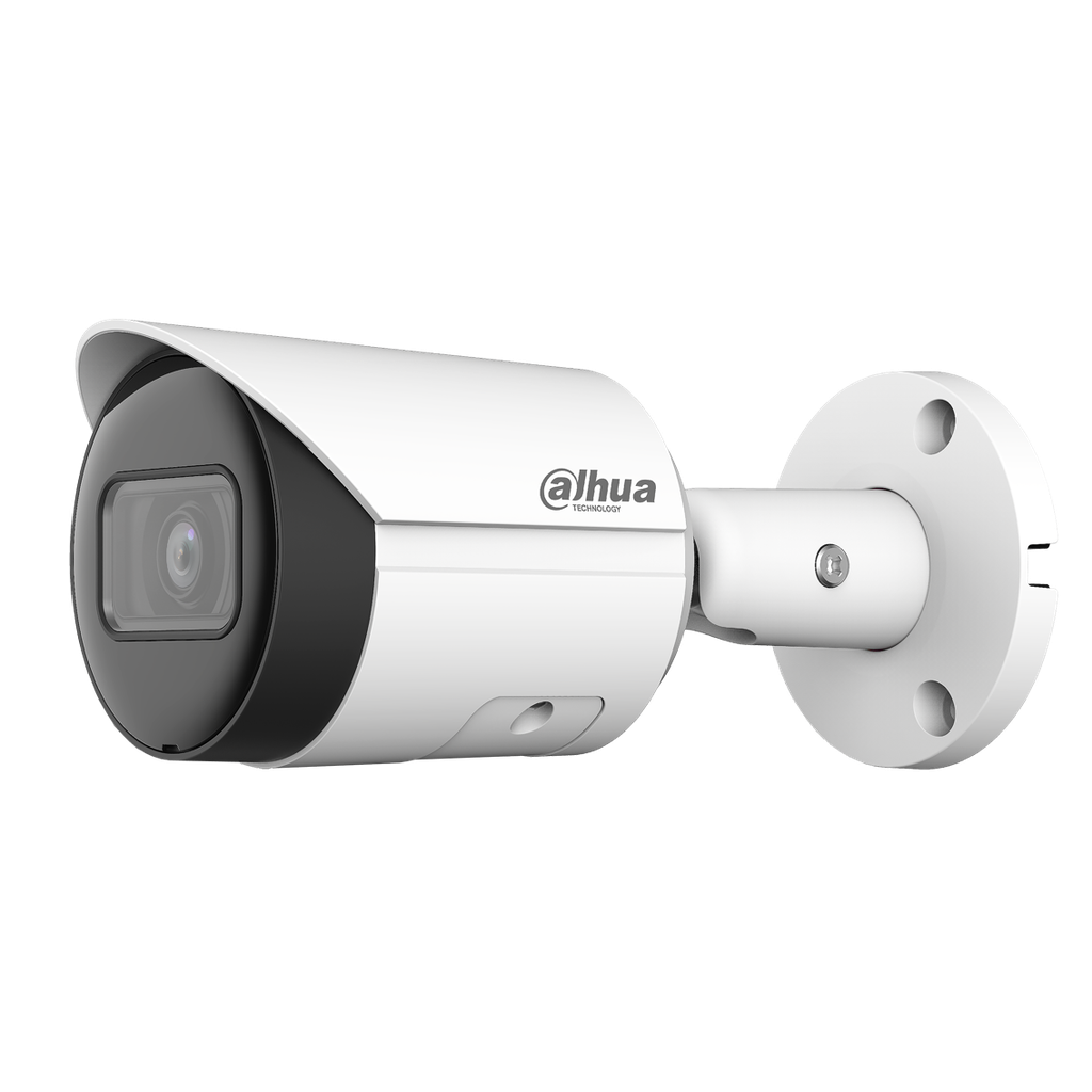 Cámara de 5Mp con IR 30 m, CMOS 1/2.7", lente fijo de 2,8 mm, IP67, WDR, PoE