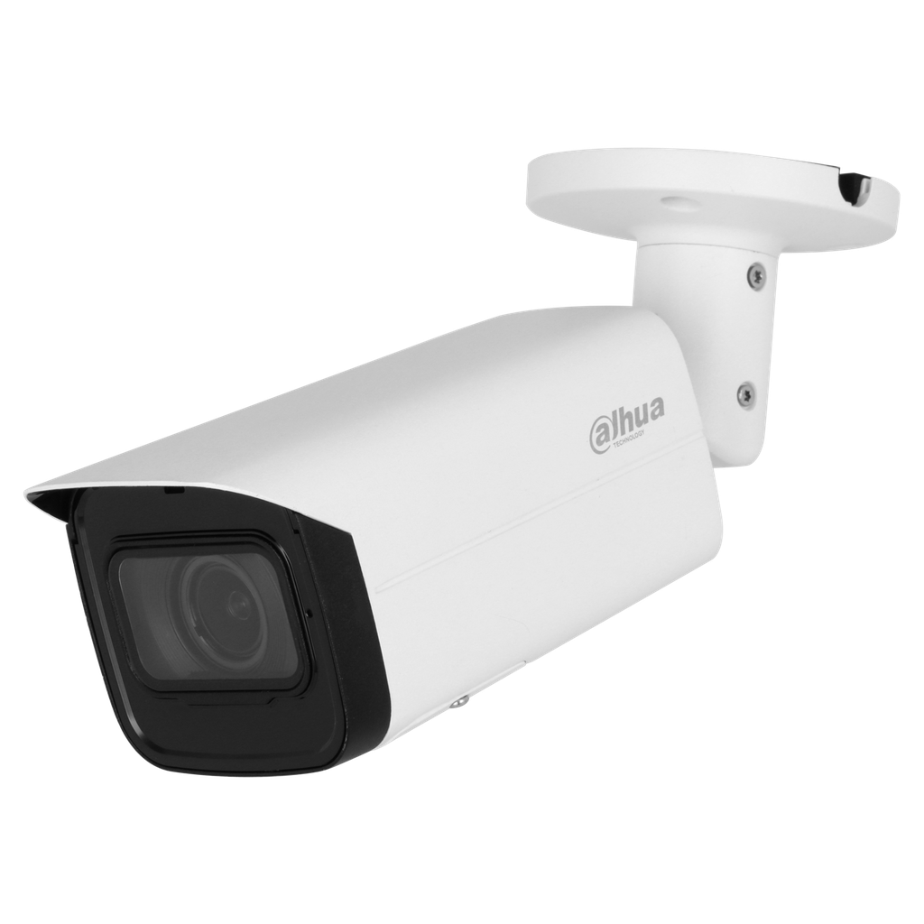 Cámara Bullet WizSense de 8Mp con IR 60 m, CMOS 1/2.8", lente varifocal motorizado de 2,7 mm~13,5 mm, IP67, WDR y PoE