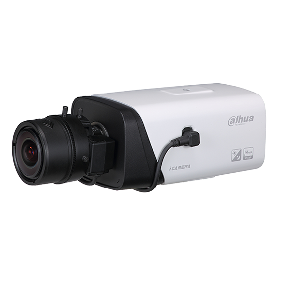 Cámara Box de 12Mp CMOS 1/2,7", PoE+ y audio