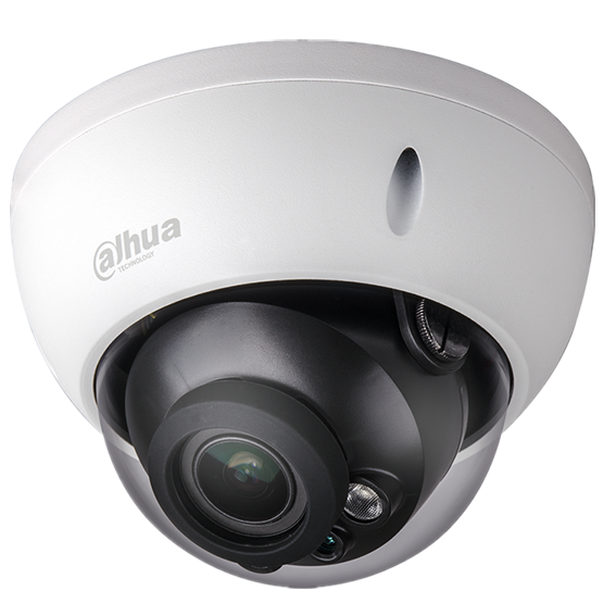 Domo de 1.3Mp con IR 30 m, CMOS 1/3", lente varifocal motorizado 2,7 mm~12 mm, IP67, IK10, PoE, WDR