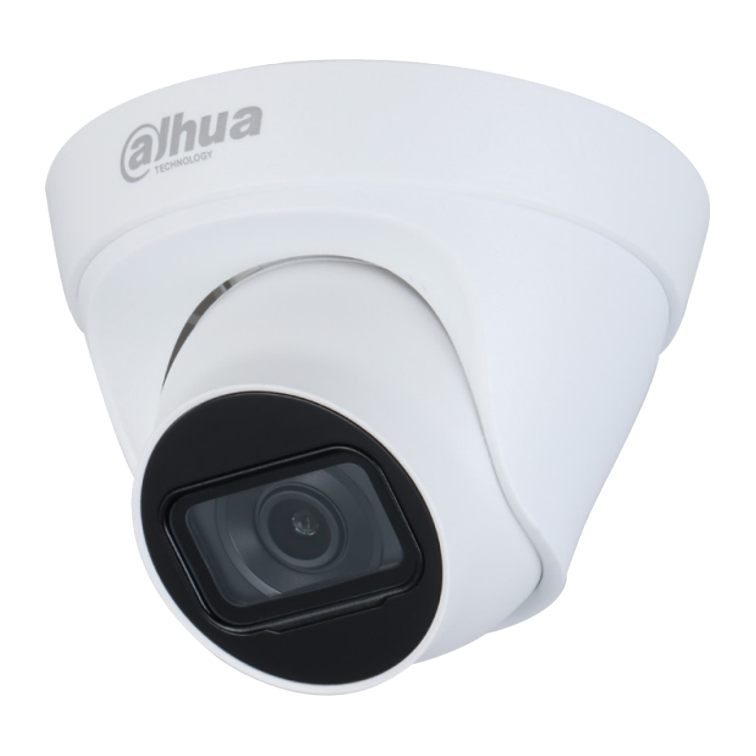 [DH-IPC-HDW1230T1P-0280B-S5-QH2] Domo 2Mp con IR 30 m, CMOS 1/2,8", lente fijo de 2,8 mm, IP67, PoE