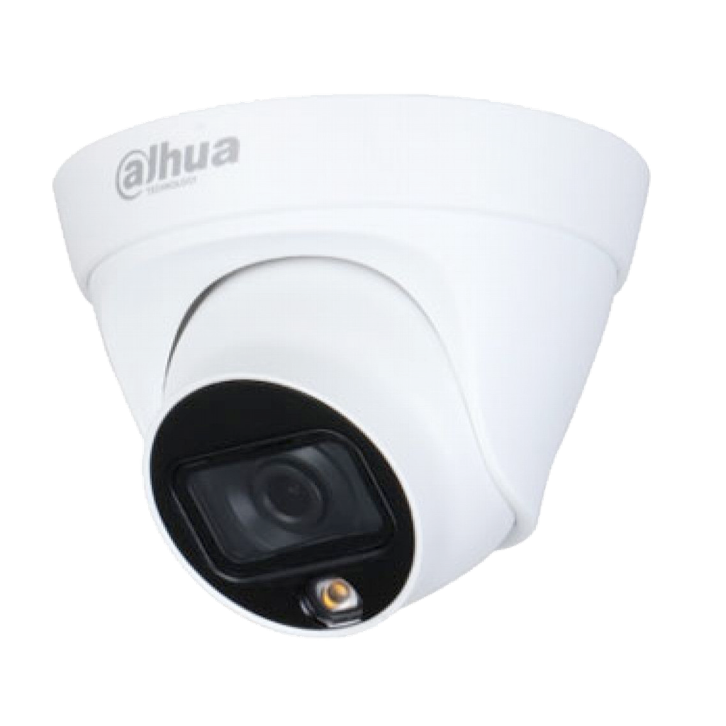 [DH-IPC-HDW1239T1P-LED-0360B-S5] Domo de 2Mp, CMOS 1/2,8", lente fijo de 3,6 mm, IP67, PoE - Full Color de 30 m