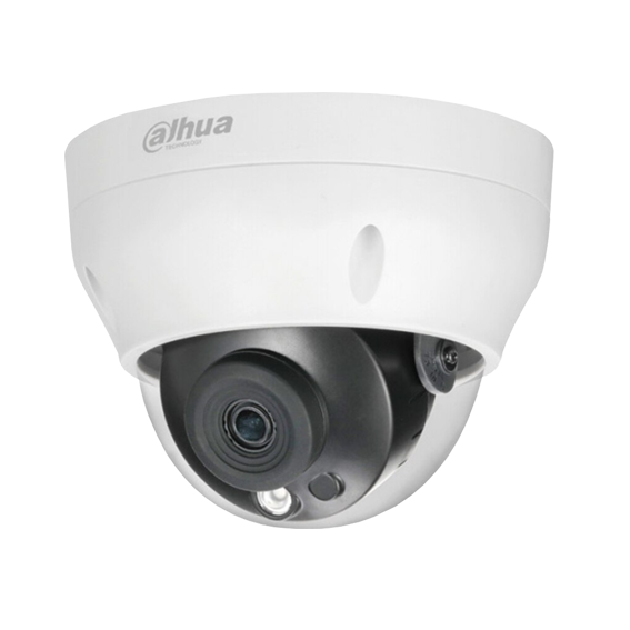 [DH-IPC-HDPW1230R1P-0280B-S5] Domo 2Mp con IR 30 m, CMOS 1/2,7", lente fijo de 2,8 mm, WDR, IP67, PoE