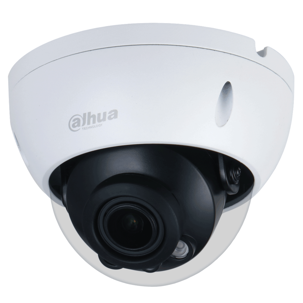 Domo WizSense de 2Mp con IR 40 m, CMOS 1/2.8", lente varifocal motorizado 2,7 mm~13,5 mm, IP67, IK10, PoE y WDR