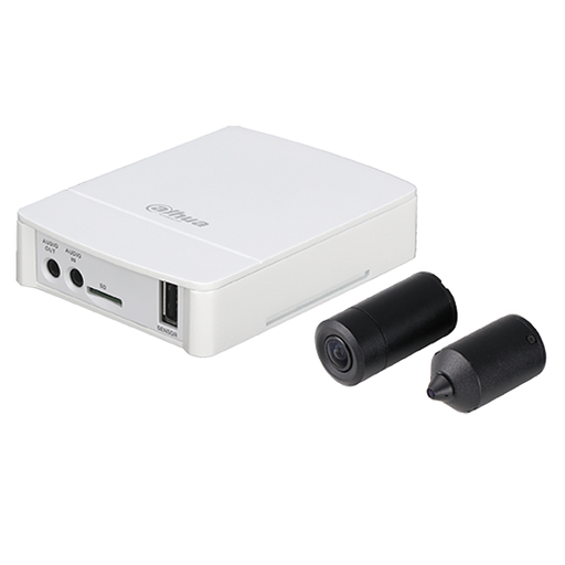 [DH-IPC-HUM8230-L3-0280B] Dahua Cámara Pinhole de 2Mp, CMOS 1/2,8", lente fijo 2,8 mm, PoE y audio