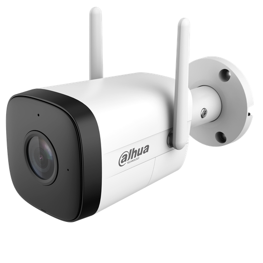 [DH-IPC-HFW1230DTP-STW-0360B] Dahua Cámara Wi-Fi de 2Mp, con IR 30 m, CMOS 1/2,8", lente fijo 3,6 mm, IP67 y audio bidireccional - Incluye fuente de 12V 2A
