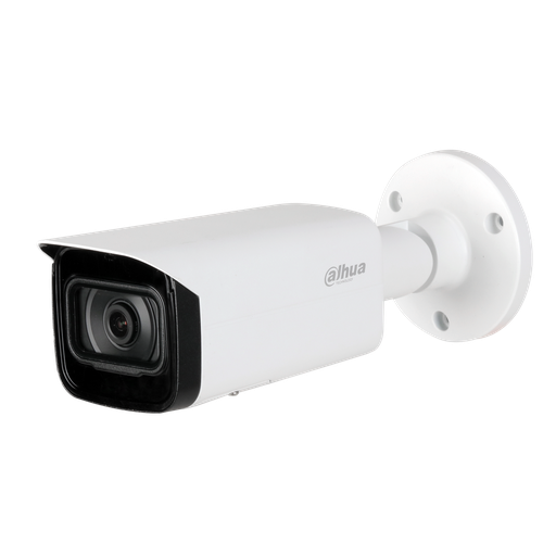[DH-IPC-HFW2531TP-AS-0360B-S2] Cámara de 5Mp con IR 80 m, CMOS 1/2.7", lente fijo de 3,6 mm, IP67, IK10, WDR, PoE y audio