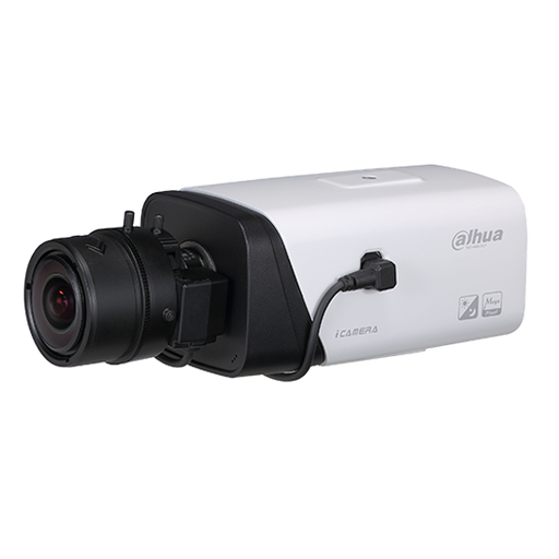 [IPC-HF81230EP-AR] Cámara Box de 12Mp CMOS 1/2,7", PoE+ y audio