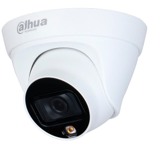 [DH-IPC-HDW1239T1P-LED-0280B-S5-QH2] Domo 2Mp, CMOS 1/2,7", lente fijo de 2,8 mm, IP67, PoE - Full Color de 15 m