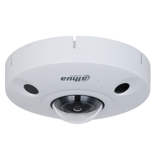 [DH-IPC-EBW81242-AS-S2] Domo ojo de pez WizMind de 12Mp con IR 10m, CMOS de 1/7”, lente fijo de 1,85 mm, IP67, IK10, PoE y audio bidireccional
