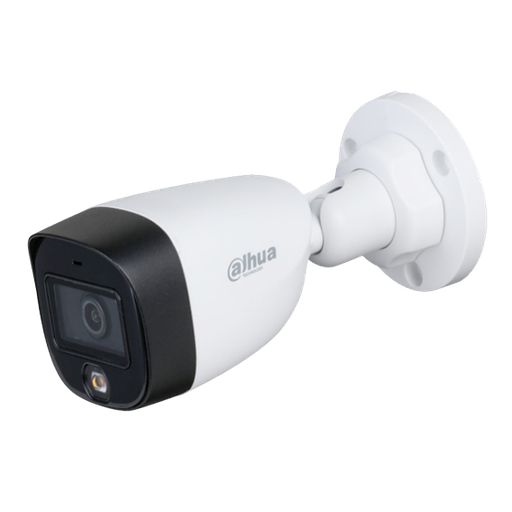 [DH-HAC-HFW1209CP-LED-0280B-S2] Cámara Bullet HDCVI de 2Mp con IR 20 m, CMOS 1/2,8", lente fijo de 2,8 mm, IP67 y carcasa metálica y plástica