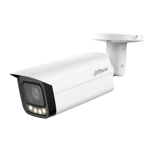 [DH-HAC-HFW1239TUP-Z-A-LED-27135-S2] Cámara Bullet HDCVI de 2Mp, CMOS  1/2,8", lente varifocal motorizado de 2,7 mm~13,5 mm, micrófono, WDR, IP67 y carcasa de aluminio - Full Color de 60 m