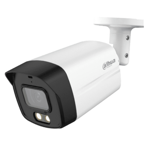 [DH-HAC-HFW1209TLMP-LED-0280B-S2] Cámara Bullet HDCVI de 2Mp, CMOS  1/2,8", lente fijo de 2,8 mm, IP67 y carcasa de aluminio y plástico -  Full Color de 40 m (DH-HAC-HFW1209TLMP-LED-0280B-S2)
