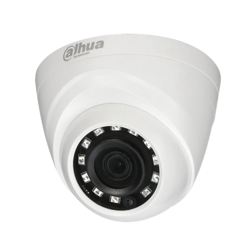 [DH-HAC-HDW1200RP-0360B-S3] Domo Eyeball de 2Mp HDCVI con IR 20 m, 2 iluminadores duales, CMOS 2 Mp, lente fijo de 2,8 mm, micrófono incorporado, IP67 y carcasa de plástico