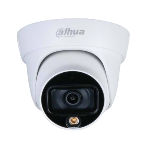 [DH-HAC-HDW1209TLQP-LED-0280B] Domo Eyeball de 2Mp HDCVI, CMOS 1/2,8", lente fijo de 3,6 mm, IP67, carcasa metálica y plástico - Full Color de 20 m
