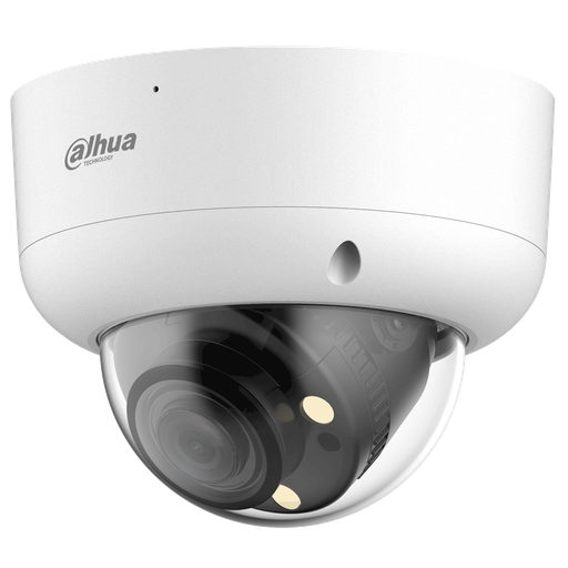 [DH-HAC-HDBW1200RP-Z-2712-S5] Domo de 2Mp HDCVI IR 40 m, CMOS 2Mp, lente fijo de 2,8 mm, micrófono incorporado, WDR, IP67, IK10 y carcasa de aluminio y plástico