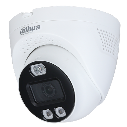 [DH-HAC-ME1509TQP-A-PV-0280B-S2] Domo HDCVI de 4K en tiempo real con IR 40m, CMOS de 1/2.8”, lente fijo de 2,8mm, IP67, audio, POC (sólo en CVI) y carcasa de aluminio