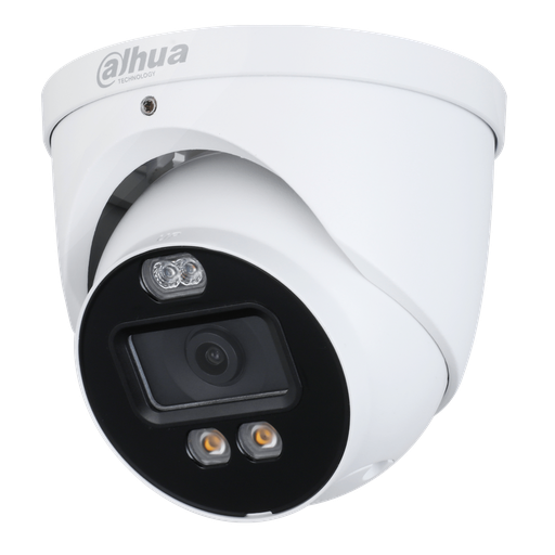 [DH-HAC-ME1809HP-A-PV-0280B] Domo HDCVI de 4K en tiempo real con IR 40m, CMOS de 1/2.8”, lente fijo de 2,8mm, IP67, audio, POC (sólo en CVI) y carcasa de aluminio