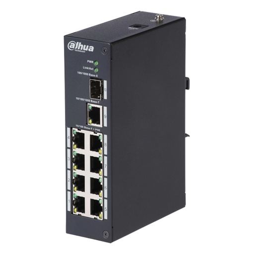 [DH-PFS3110-8ET-96-V2] Switch Dahua PoE de 8 puertos - DH-PFS3110-8ET-96-V2