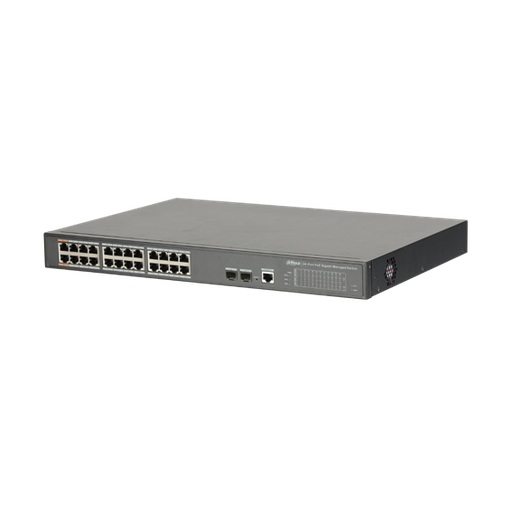 [DH-PFS4226-24GT-360] Switch PoE de 24 puertos Gigabits administrable