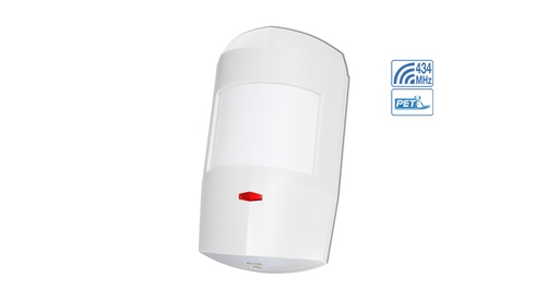  Detector infrarrojo inalámbrico Titanium 
con inmunidad a mascotas 18Kg IR-732RF-PET