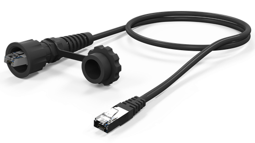 [35129002] FKW CAT6 PATCHCORD F/UTP - 1,5 MTS - NEGRO - INDUSTRIAL (35129002)