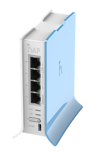 [RB941-2ND-TC] MIKROTIK ROUTER RB941-2ND-TC HAP LITE - (SIN FUENTE)