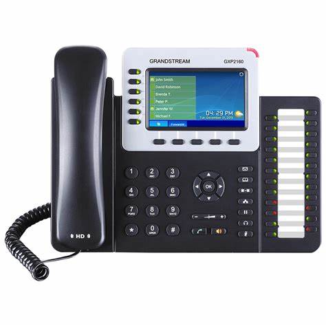 [GXP2160] GRANDSTREAM tel gxp - 6 cuentas sip 2 p giga poe 24 teclas blf p color blueto (gxp2160)