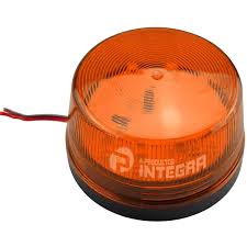 STROBO LEDS AMBAR SUPERFICIE 12 VCC