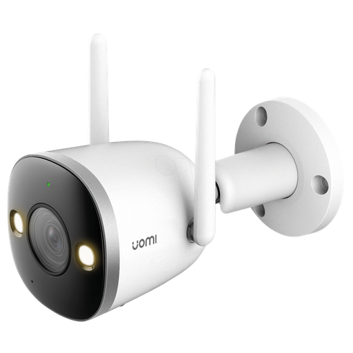 [IPC-S3EP-5M0WE] Cámara IMOU Bullet 3 WiFi 5Mp con visión nocturna de 30m, CMOS 1/3", lente fijo 2,8 mm, H.265/H.264, audio bidereccional, campo de visión: 94°(H), 52°(V), 111°(P), IP67, SIRENA de 110 dB 