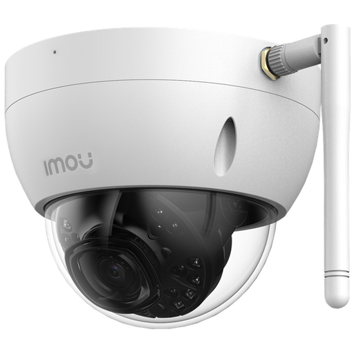 [IPC-D32MIP] Domo IMOU Dome Pro WiFi 3Mp con visión nocturna de 30m, CMOS 1/2,7", lente fijo 3,6 mm, H.265/H.264, micrófono incorporado, campo de visión: 90°(H), 45°(V), 107°(P), IP67, IK10, Zoom 8x 