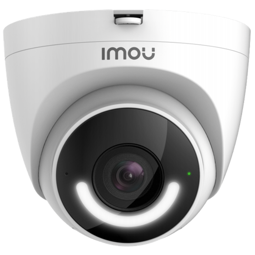 [IPC-T26EP] Domo IMOU Turret WiFi 2Mp con visión nocturna de 30m, CMOS 1/2,7", lente fijo 2,8 mm, H.265/H.264, audio bidireccional, campo de visión: 114°(H), 59°(V), 135°(P), sirena de 110 dB y Zoom 16x  