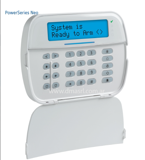 [HS2ICNRF9] TECLADO DSC ICONOS FIJOS C/TRANSCEPTOR NEO HS2ICNRF9
