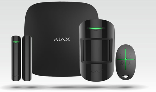 [KIT AJAX 4G NEGRO] PANEL+ PIR + MAGNETICO + CONTROL REMOTO - KIT AJAX 4G NEGRO