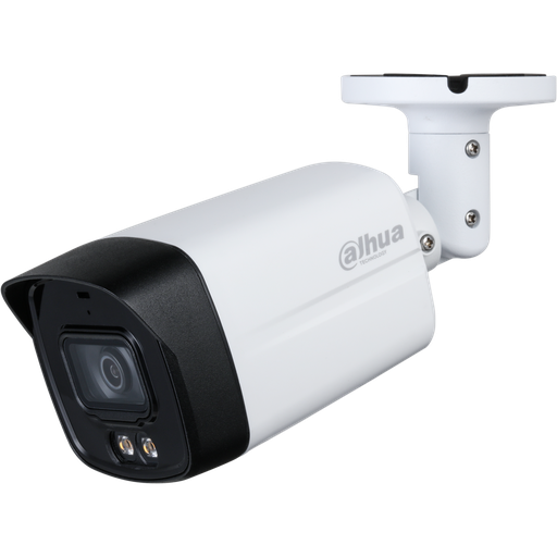 [DH-HAC-HFW1500TLMP-IL-A-0280B-S2] Cámara Bullet HDCVI de 5Mp con IR 40 m, lente fijo de 2,8 mm, IP67 y carcasa de plástico - No incluye fuente de alimentación de 12 V/0,5 A 