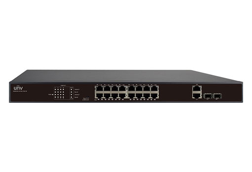[SV-NSW201016T2G] UNIVIEW NSW2010-16T2GC-POE-IN SWITCH POE 16 PUERTOS
100MBPS + 2UPLINK 1GBPS COMBO PORTS. MAX. POE
POWER 250W - MAX 30 W P/PUERTO