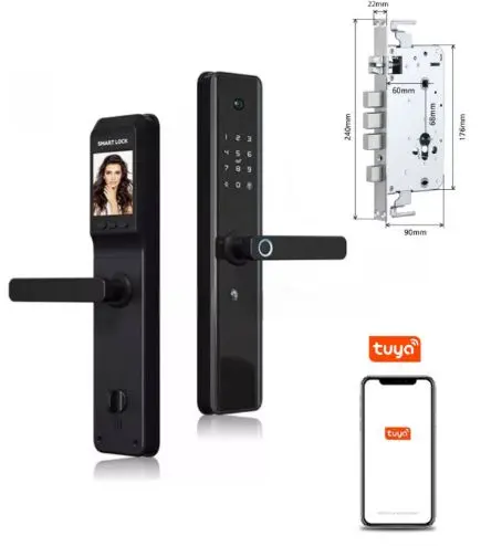 [HL-237-C] CERRADURA WIFI TUYA APP HUELLA-PIN-PROX