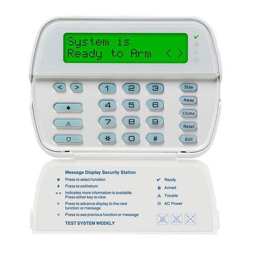 [PK5500L1] Teclado LCD de mensajes programables de 64 zonas PowerSeries PK5500L1