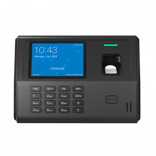[EP300 PRO] Control de tiempo y asistencia por huella digital y códigos PIN
(no incluye fuente de alimentción)