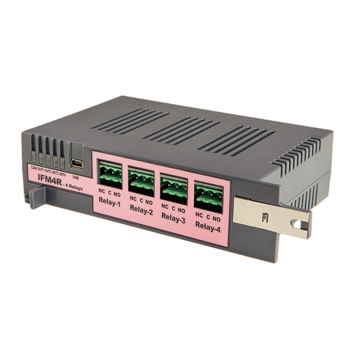Módulo relé de 4 salidas programable