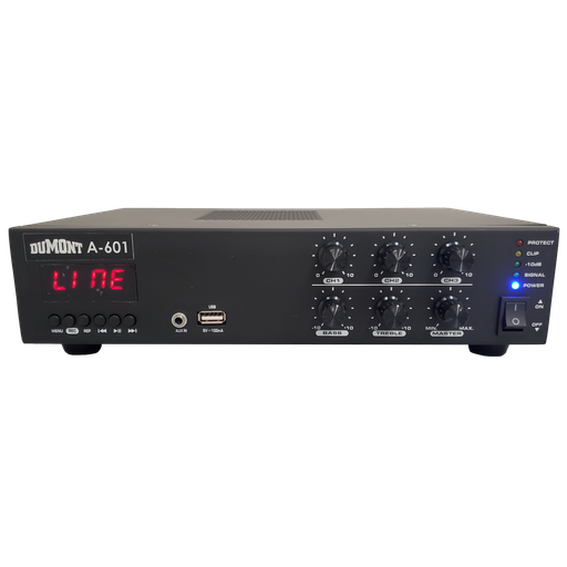 Amplificador con Bluetooth y USB MP3 de 60 Watts