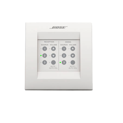 Interfaz de usuario de regulación automática de volumen en 2 zonas