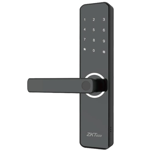 [ML100L] Cerradura inteligente ZKTeco con huella digital y Wi-Fi con Mortise Europeo DIN, mano izquierda - ML100L