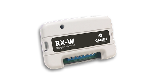 Receptor universal de 2 canales Garnet. Compatible con tecnología
2-Way Wireless System - RX-W 